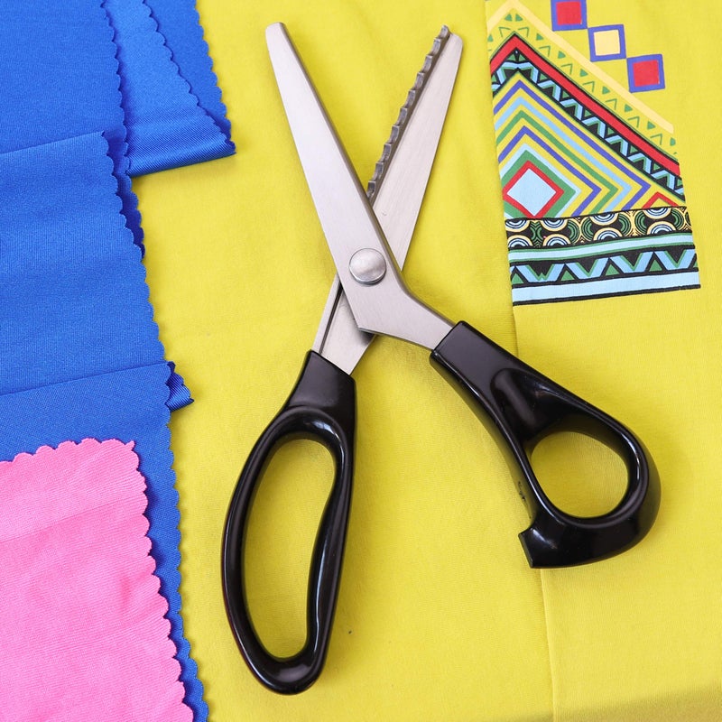 Hui Tong Strong & Sharpe Pinking Shears Pinking Shears Scissors for Fabric  Serrated and Scalloped Scissors Fabric 3mm 5mm 7mm (Scalloped 7mm) - Image 3
